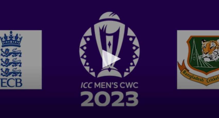 Watch Live: England vs Bangladesh Warm Up – ICC World Cup 2023